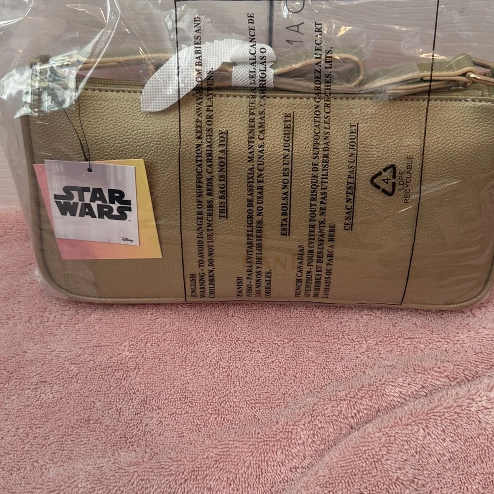 Danielle Nicole Pink and Cream Grogu Clutch - Picture 2 of 2